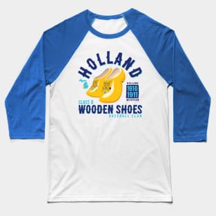 Holland Wooden Shoes Baseball T-Shirt